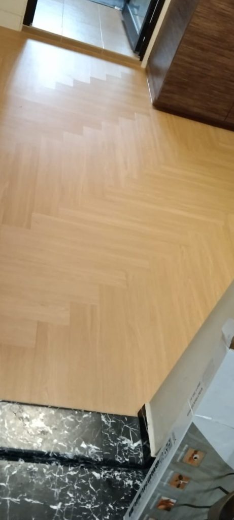 Layers of Vinyl Flooring