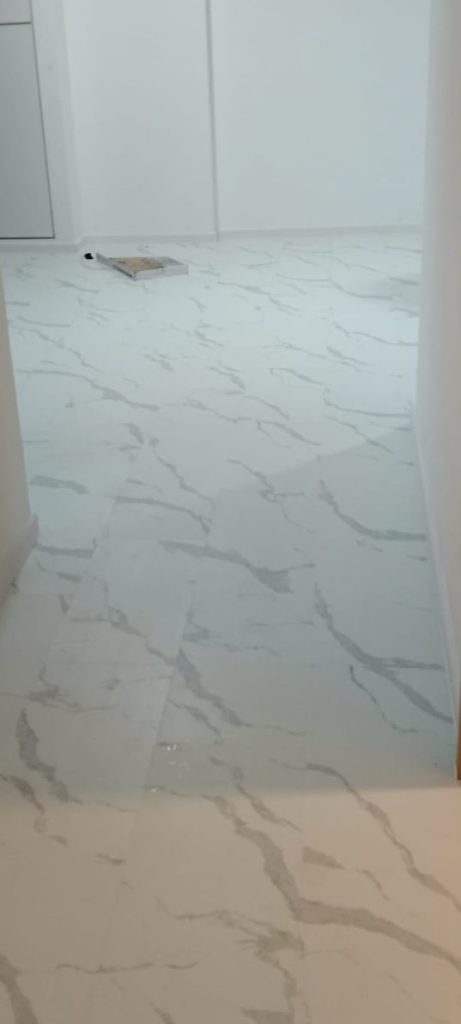 Layers of Vinyl Flooring