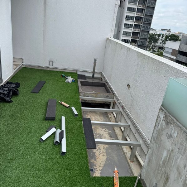 Roof Decking Before Roof Decking Before