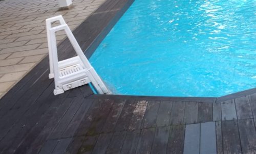 everydayrenovation Decking (4) Everyday Renovation's outdoor decking installation in Singapore, featuring completed poolside decking
